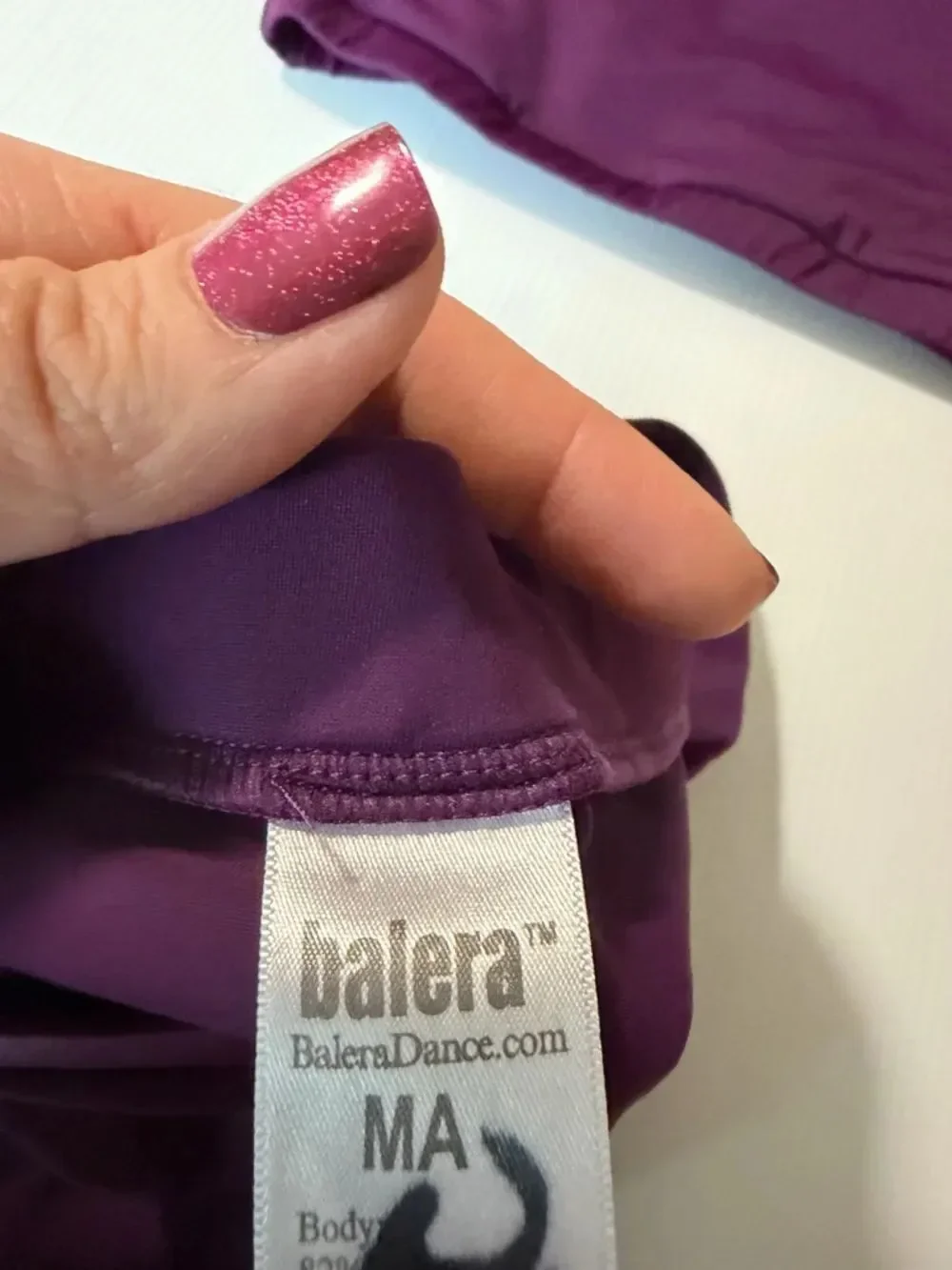 WEISSMAN contemporary Dance Costume purple 2 piece MT10998 mesh custom MA adult